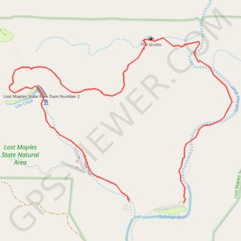 Lost Maples State Natural Area Loop trail, distance, elevation, map, profile, GPS track