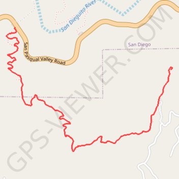 South Clevenger Canyon Trail trail, distance, elevation, map, profile, GPS track