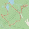 Showh Lakes trail, distance, elevation, map, profile, GPS track