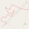 2026_02_16 Four Hills trail, distance, elevation, map, profile, GPS track