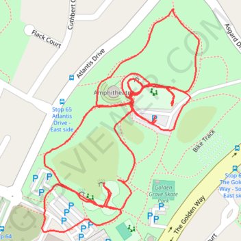 Goldenfields Reserve trail, distance, elevation, map, profile, GPS track