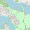 Sackville Second Lake trail, distance, elevation, map, profile, GPS track