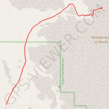 Willow Hole trail, distance, elevation, map, profile, GPS track