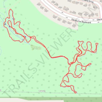 Lansing West Lansing Trail Ryan's Loop trail, distance, elevation, map, profile, GPS track