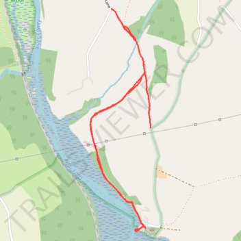 Footpath to St Winnow trail, distance, elevation, map, profile, GPS track