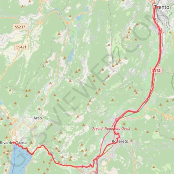 2022_DE_Trient-Riva del Garda trail, distance, elevation, map, profile, GPS track