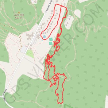 Trapp Hill trail, distance, elevation, map, profile, GPS track