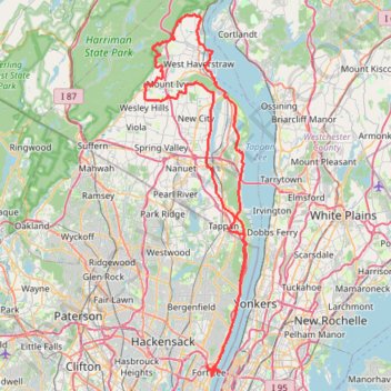 GFNY World Championship NYC 2026 trail, distance, elevation, map, profile, GPS track