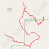 Reynolds Creek, Center Mountain, Lucky Strike Trails trail, distance, elevation, map, profile, GPS track