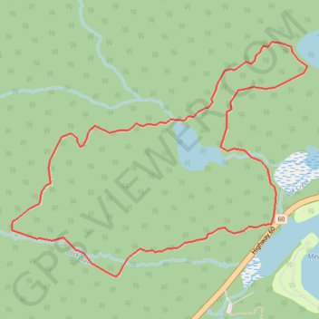 Bat Lake trail, distance, elevation, map, profile, GPS track