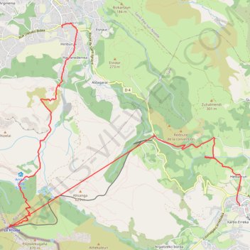 2012-04-23-01 trail, distance, elevation, map, profile, GPS track