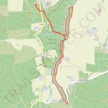 Massey Wood Loop Hike trail, distance, elevation, map, profile, GPS track