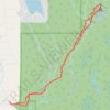 Cherry Creek Falls Trail in Marckworth State Forest trail, distance, elevation, map, profile, GPS track