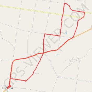 Inverlaw to Kumbia trail, distance, elevation, map, profile, GPS track