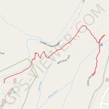 New river trails trail, distance, elevation, map, profile, GPS track