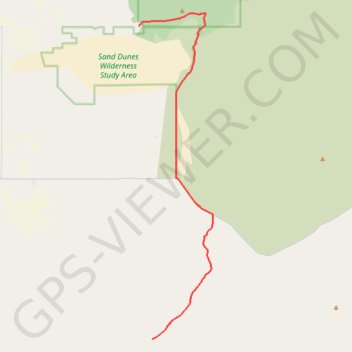 Bend to Alvord Section 2 - Christmas Valley to A6 Intruder Route trail, distance, elevation, map, profile, GPS track
