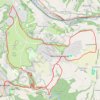 Minchinhampton loop trail, distance, elevation, map, profile, GPS track