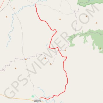 Gostwyck - Walcha trail, distance, elevation, map, profile, GPS track